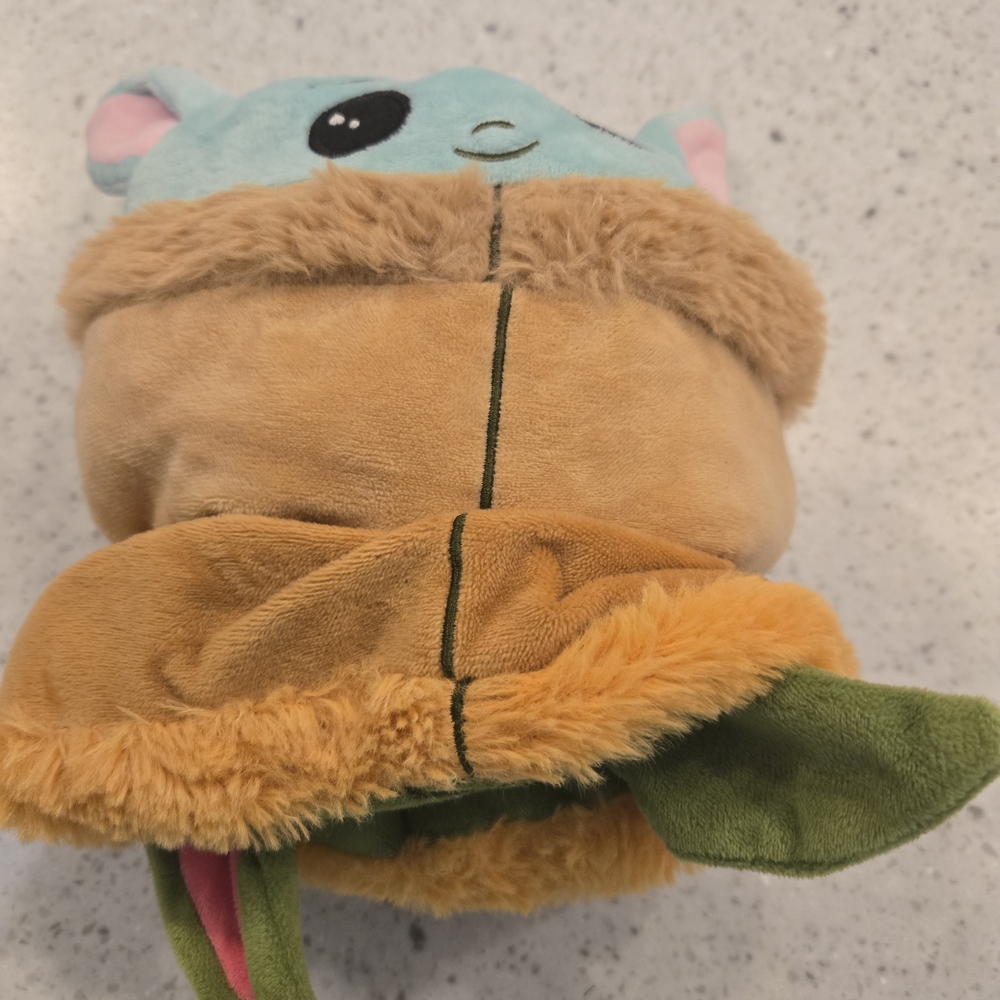 Star Wars Reversible Baby YODA Plush Toy with Blue and Brown Colors